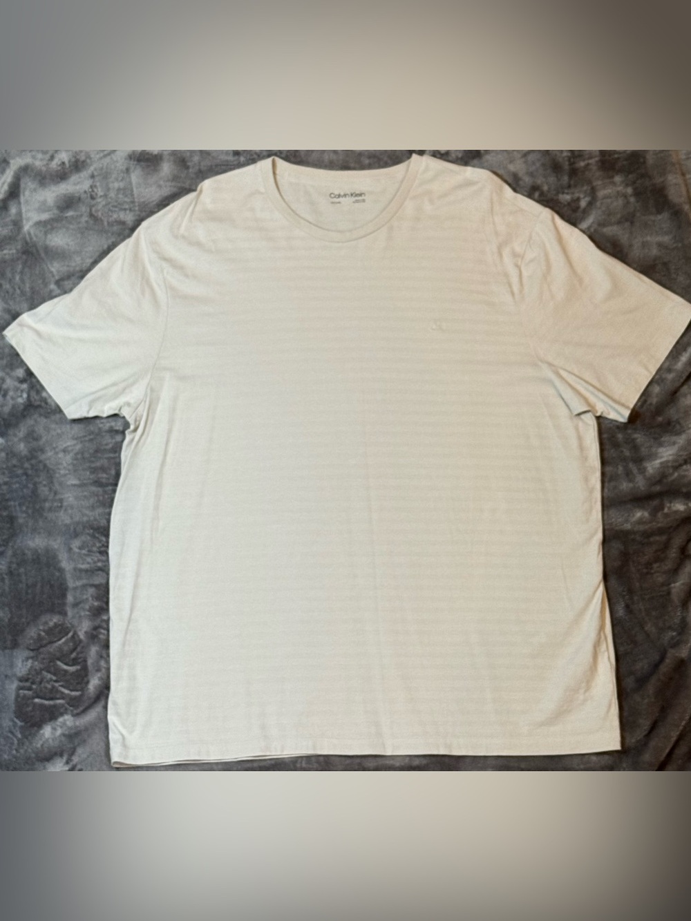 Calvin Klein Men's White Crew Neck T-Shirt 2XL